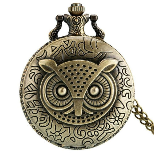 Steampunk Owl Gusset Watch