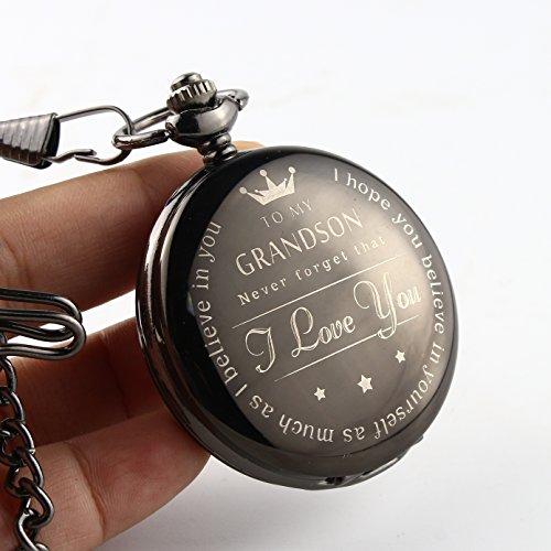 To My Grand Son  Pocket watch to grandson Gifts From a Grandpa GrandMa