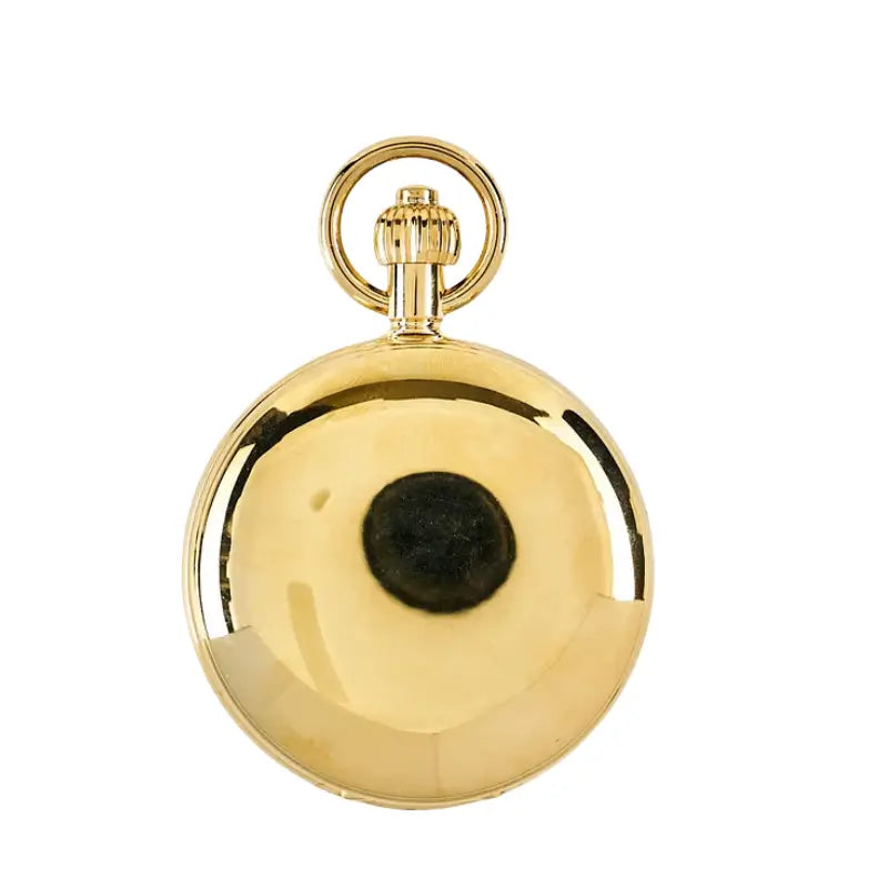 Classic Double-Open Tourbillon Manual Pocket Watch – Vintage Brass Enamel Mechanical Timepiece