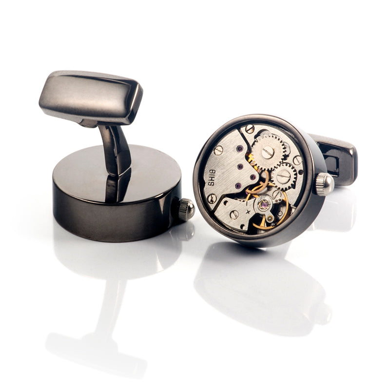 Mechanical movement cufflinks