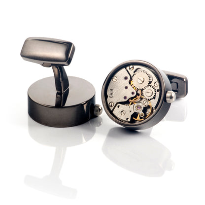 Mechanical movement cufflinks