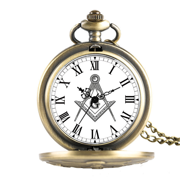 Masonic Pocket Watch and Chain Medal