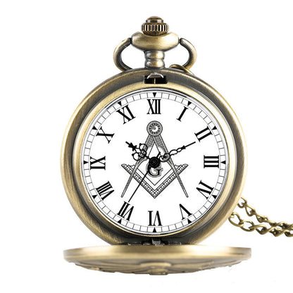 Masonic Pocket Watch and Chain Medal