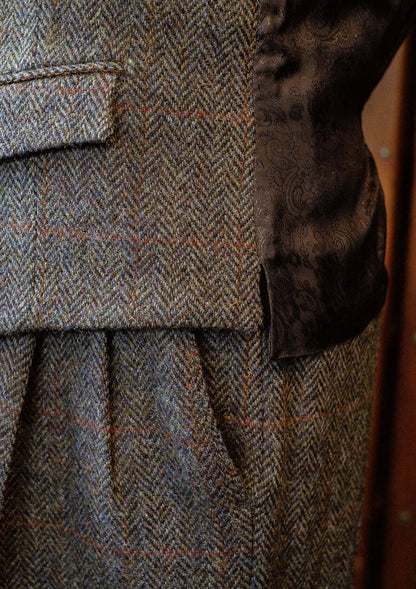 Scotland Tweed Trousers - Brown Check