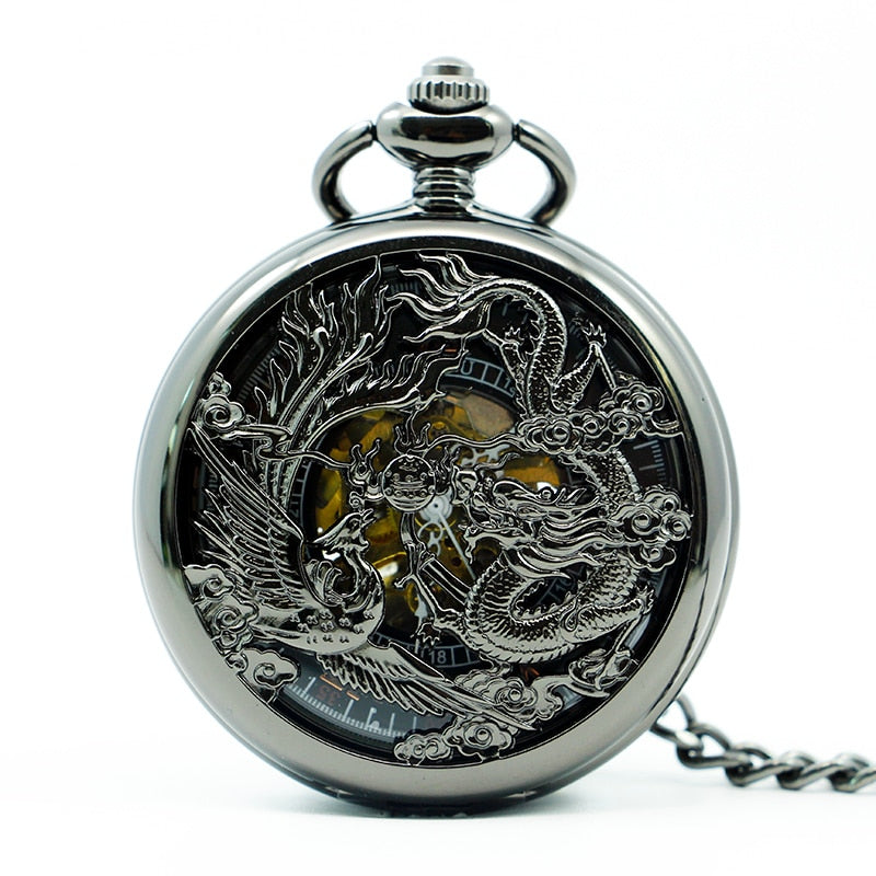 Steampunk Dragon Gusset Watch