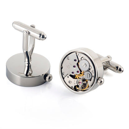 Mechanical movement cufflinks