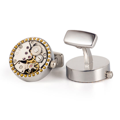 Mechanical movement cufflinks