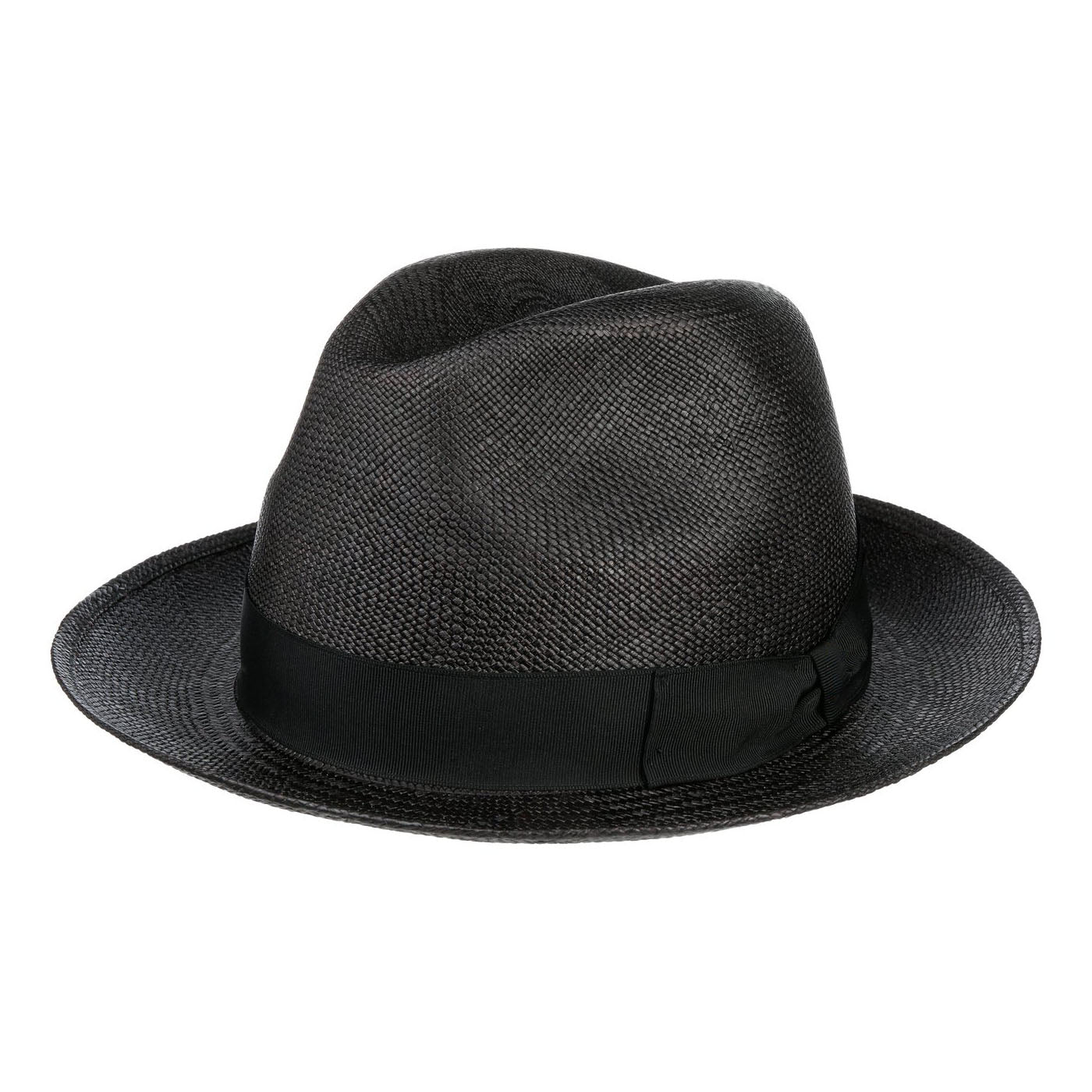 CHAPEAU DE PAILLE DAROLAN PANAMA - NOIR