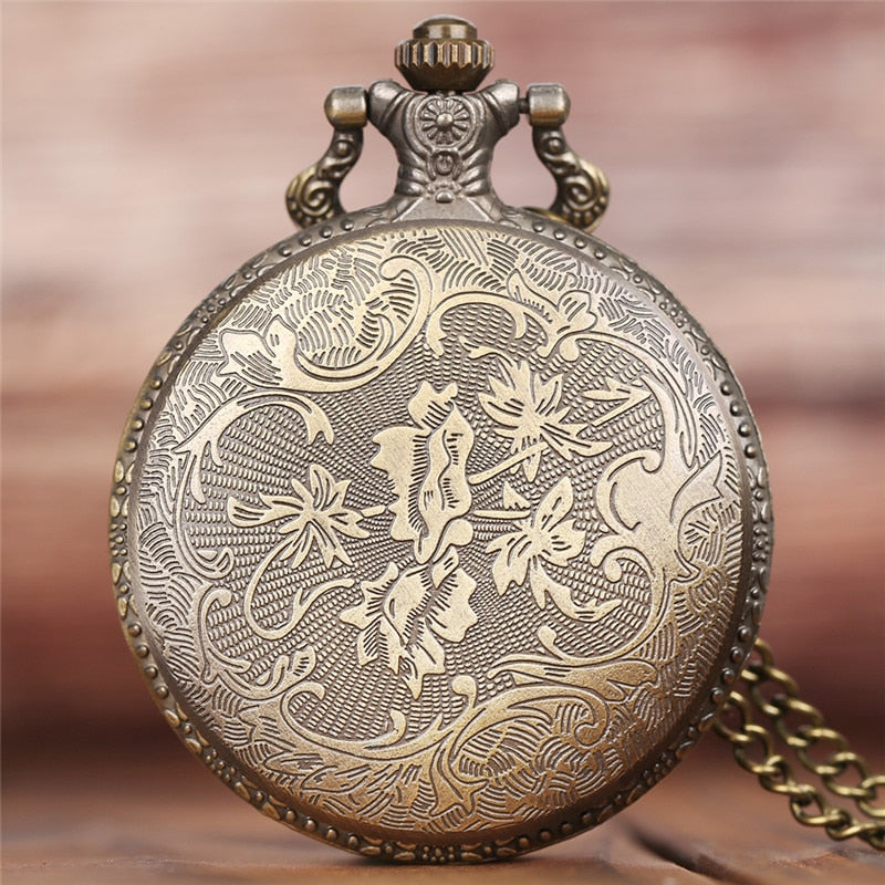 Pocket Watch Wolf Design