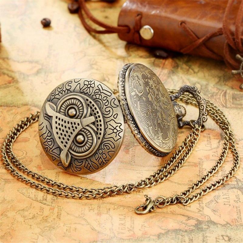 Steampunk Owl Gusset Watch
