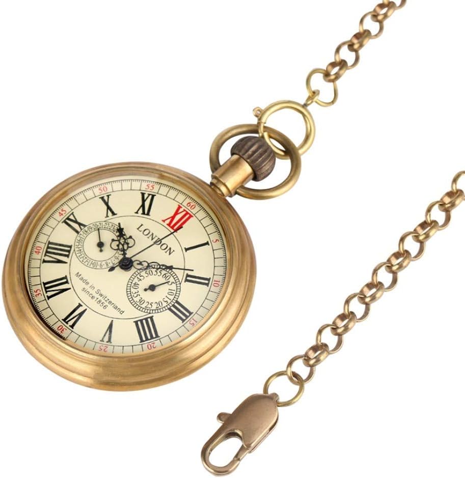 Royal Copper London 1856 Antique 5 Hand Mechanical Pocket Watch
