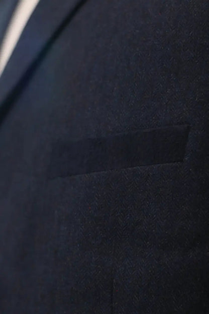 Navy Gentleman’s Three-Piece Suit – Tailored Classic Wedding Collection