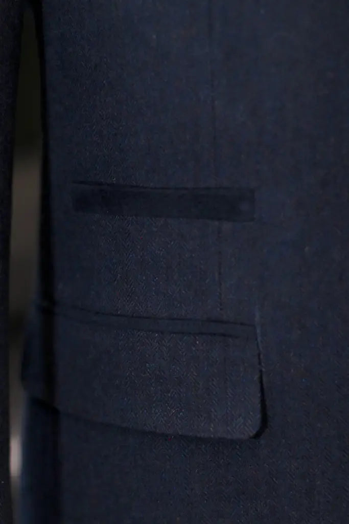 Navy Gentleman’s Three-Piece Suit – Tailored Classic Wedding Collection