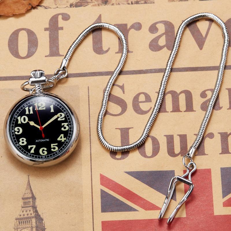 Steampunk Gusset Watch With Arabic Numerals