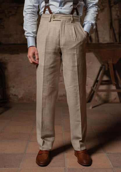 Classic Trouser - Light Prince of Wales