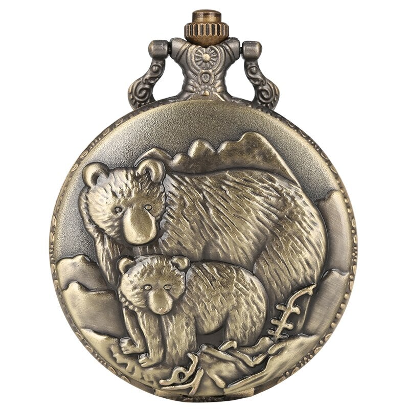 Bear Pocket Watch