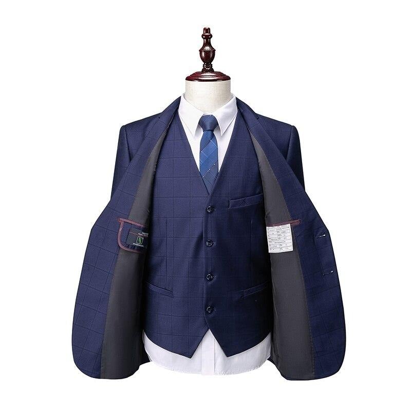 Three Pieces Suit Shelby's Checkered