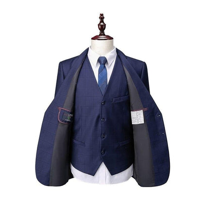 Three Pieces Suit Shelby's Checkered
