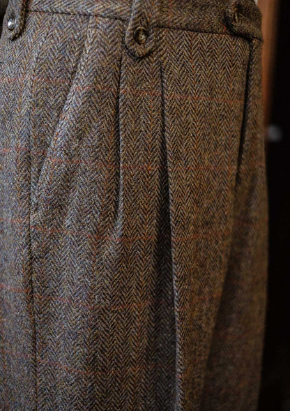 Scotland Tweed Trousers - Brown Check