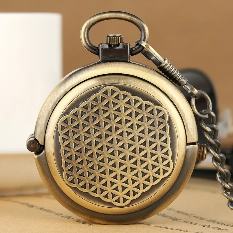 Patina Bronze - Vintage Roman Mechanical Pocket Watch