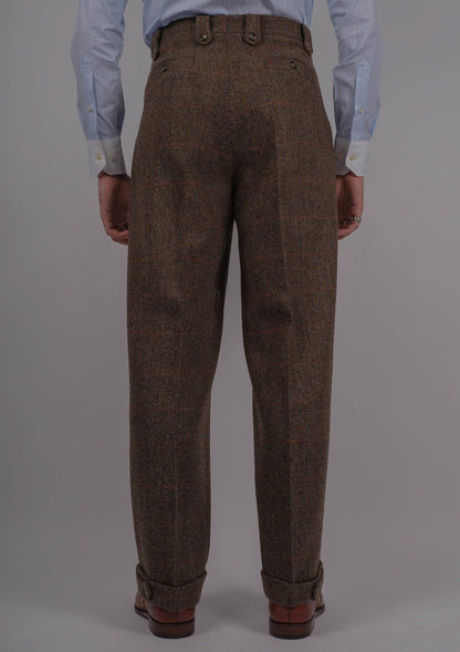 Scotland Tweed Trousers - Brown Check
