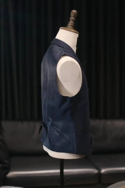 Navy Gentleman’s Three-Piece Suit – Tailored Classic Wedding Collection