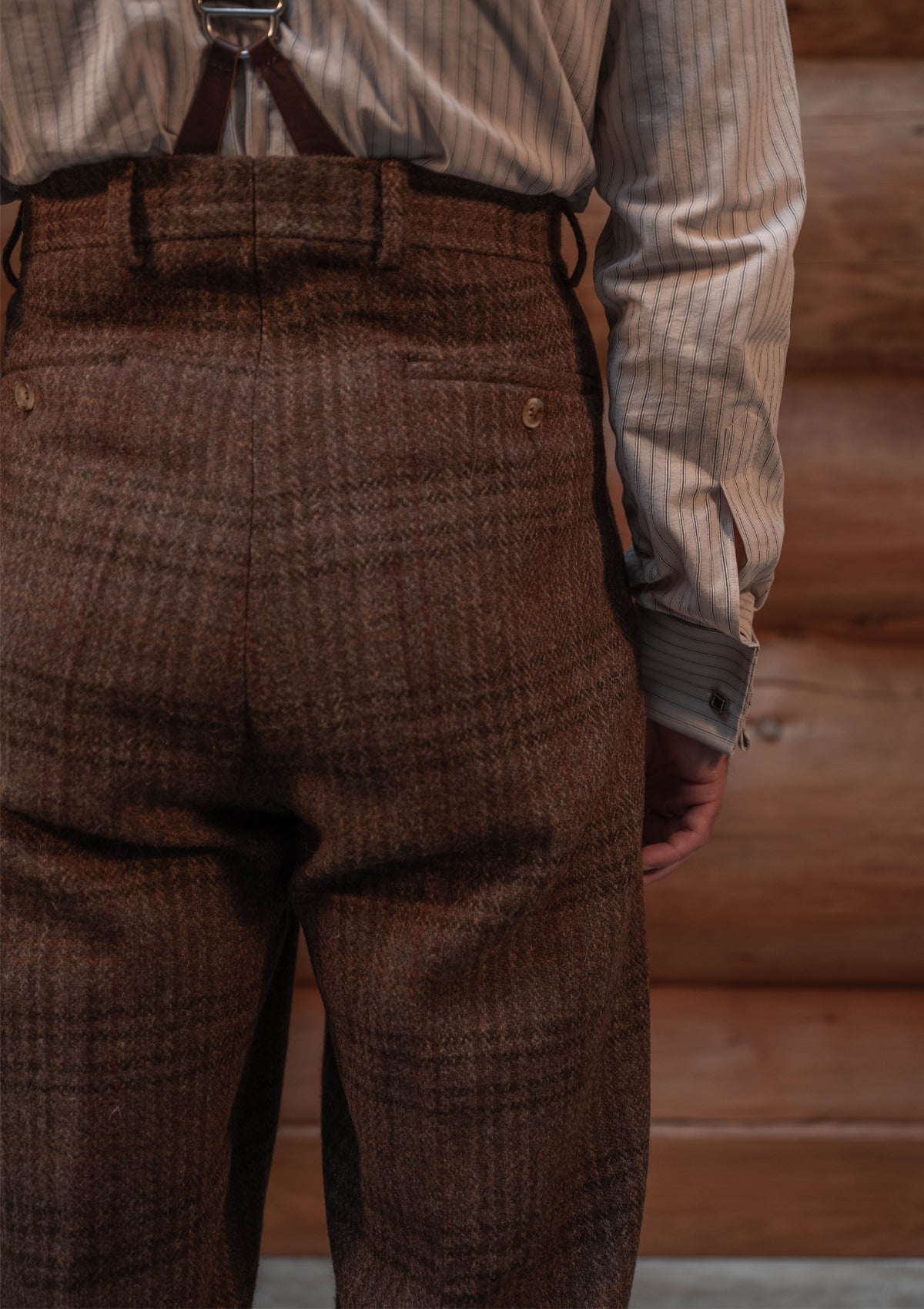 Authentic Scottish tweed - Autumn Leaf Check