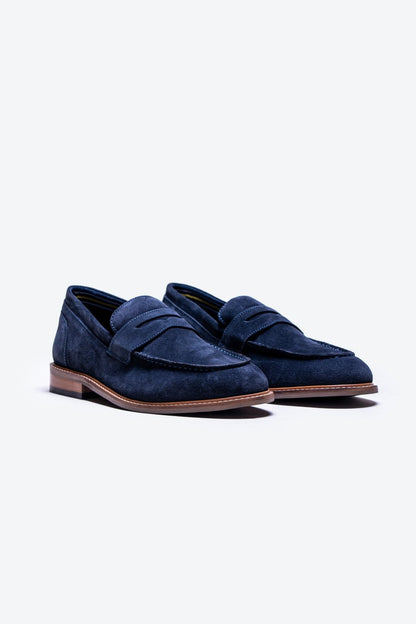 Jordan Suede Loafers - Navy