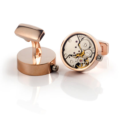 Mechanical movement cufflinks