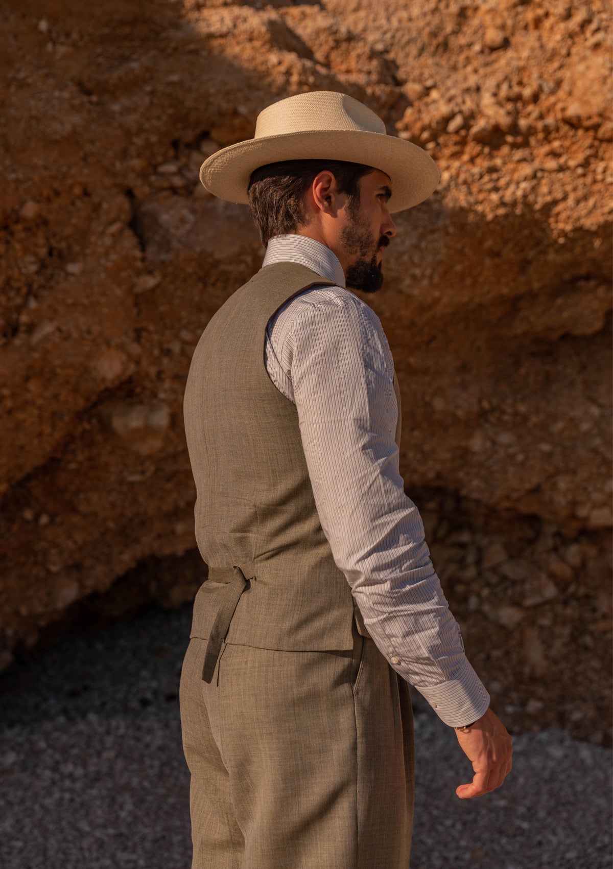 Capri Classic Style Waistcoat - Pistachio