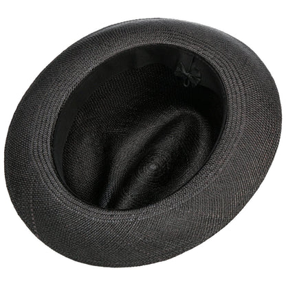 CHAPEAU DE PAILLE DAROLAN PANAMA - NOIR