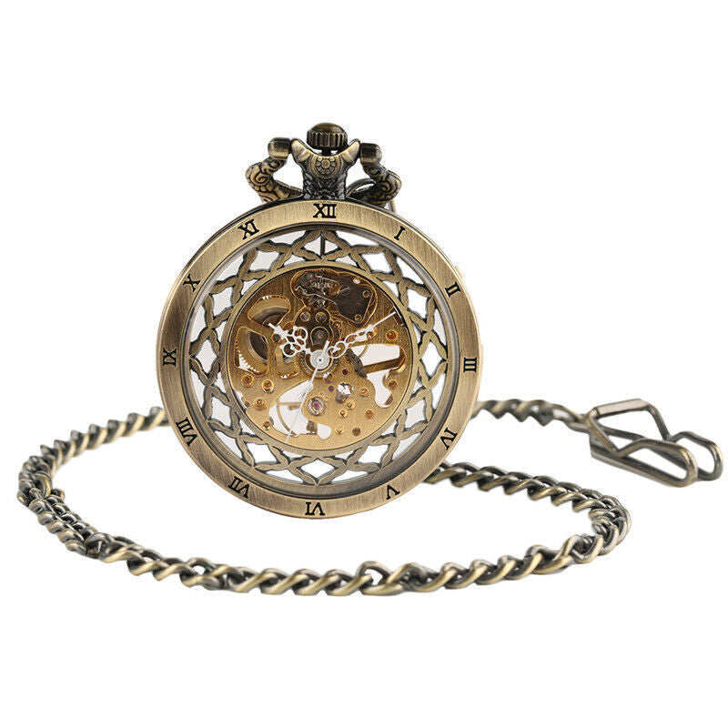 The Horological Cross - Skeletonized Gothic Pocket Watch