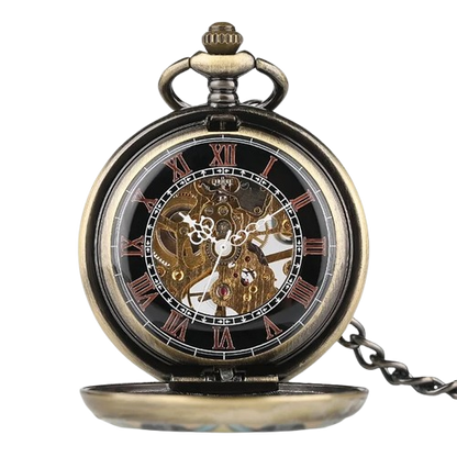 Mandala Mechanical Pocket Watch