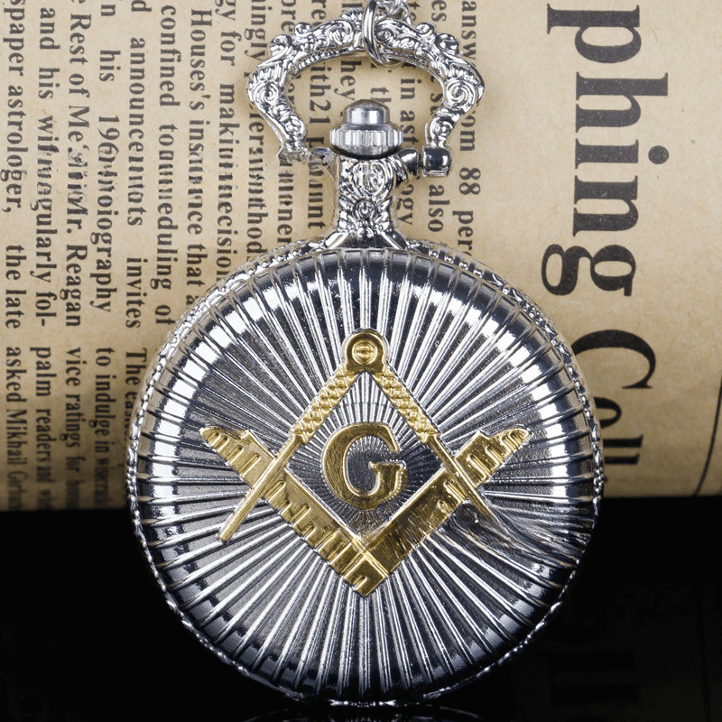 Masonic Pocket Watch and Chain Medal