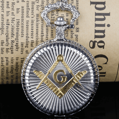 Masonic Pocket Watch and Chain Medal