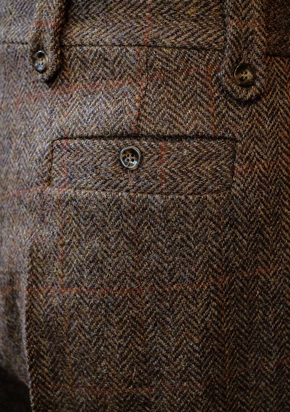 Scotland Tweed Trousers - Brown Check