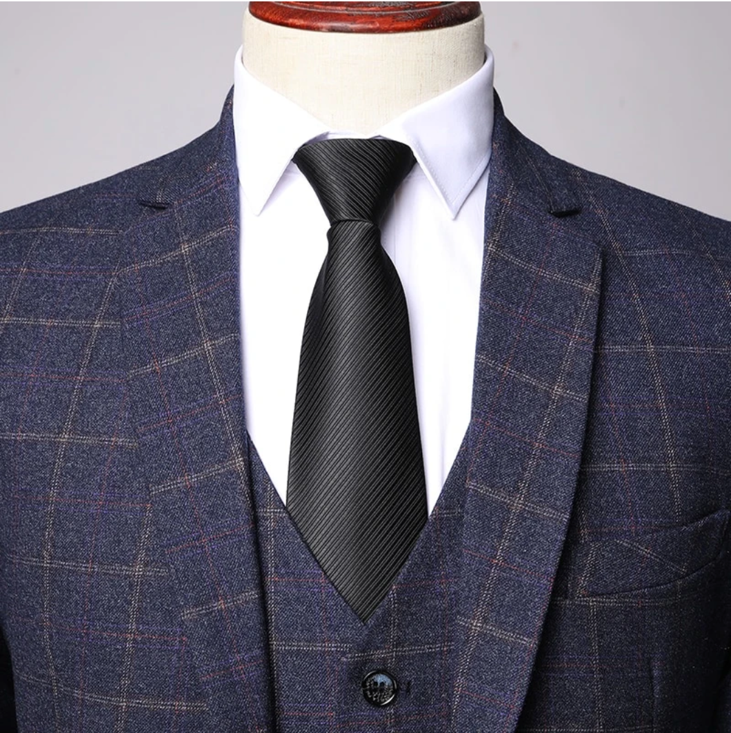 Shelby Style Men's Three-Piece Formal Suit - Blazer, Vest & Trousers