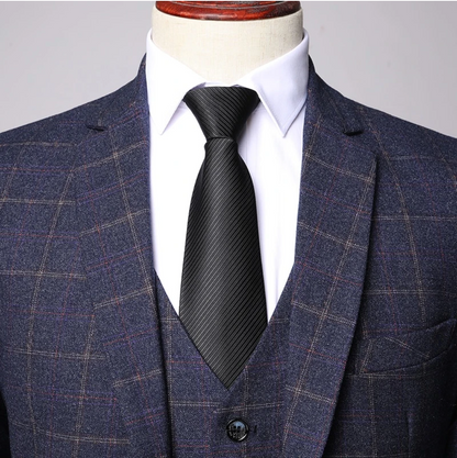 Shelby Style Men's Three-Piece Formal Suit - Blazer, Vest & Trousers