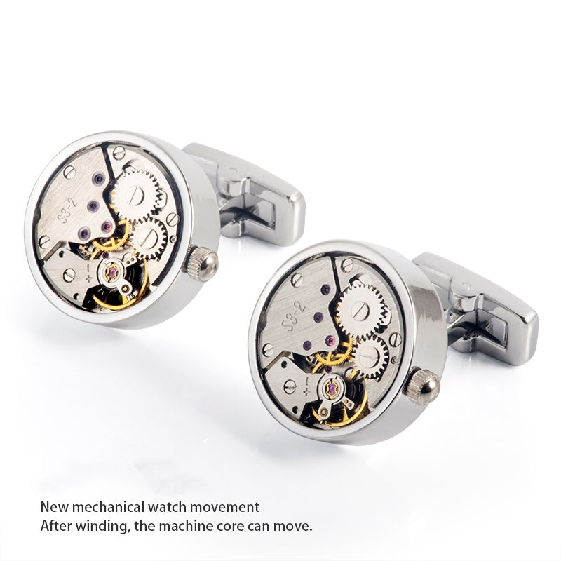 Mechanical movement cufflinks