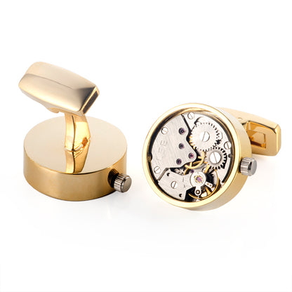 Mechanical movement cufflinks