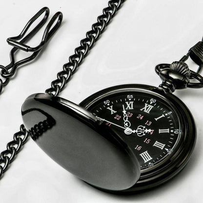 Black Pocket Watch for Men