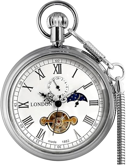 Royal Copper London 1856 Antique 5 Hand Mechanical Pocket Watch