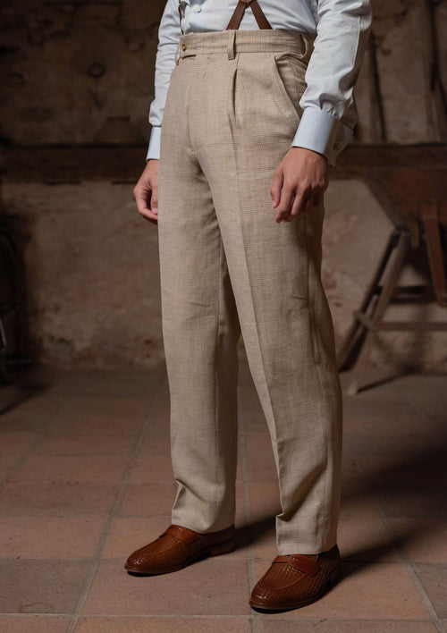 Classic Trouser - Light Prince of Wales