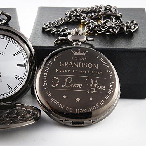 To My Grand Son  Pocket watch to grandson Gifts From a Grandpa GrandMa