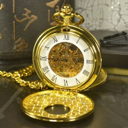 Steampunk Double Face Gusset Watch