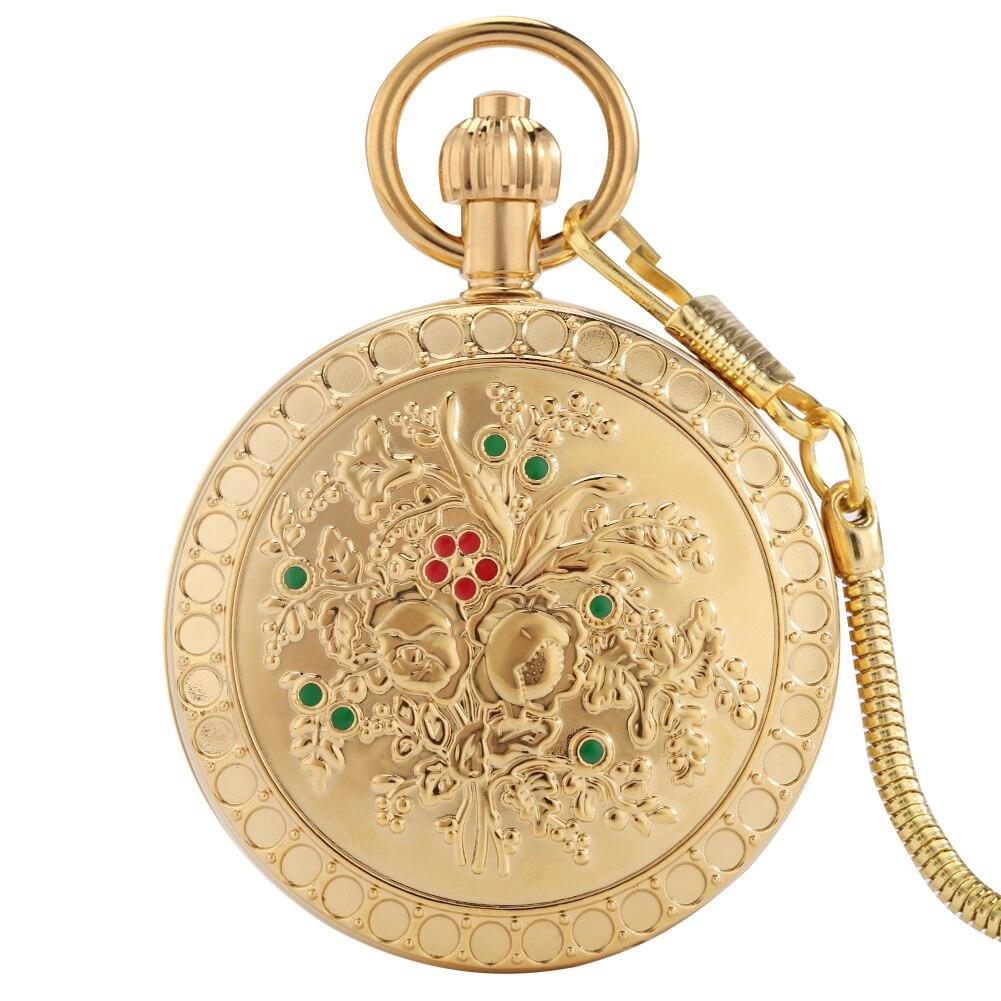 Gold Mechanical Pocket Watch