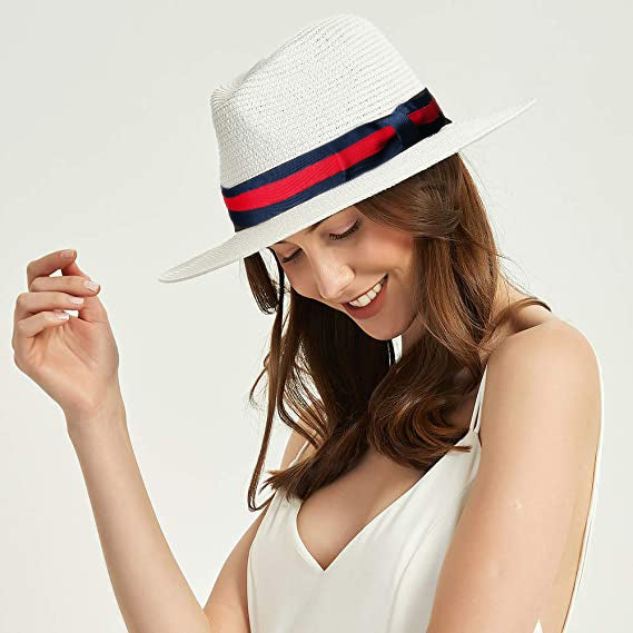 Panama Straw Hats for Men & Women (two Bands)[Fast shipping and box packing]