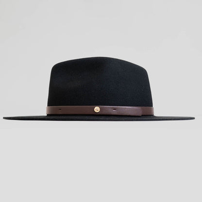 Dapper Men's Felt Fedora Hat – Brown