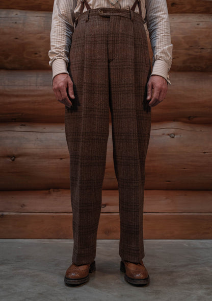 Authentic Scottish tweed - Autumn Leaf Check
