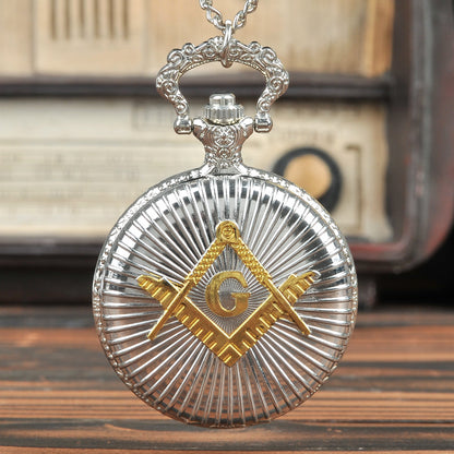 Masonic Pocket Watch and Chain Medal